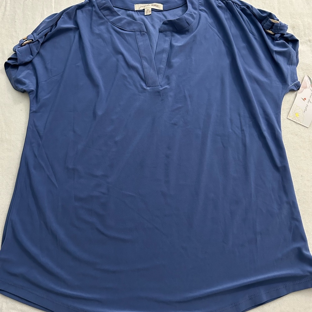 Chic Blue Short Sleeve Tee new